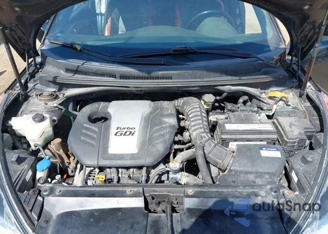 2016 Hyundai Veloster Turbo из США, поврежденный, VIN KMHTC6AE9GU292313